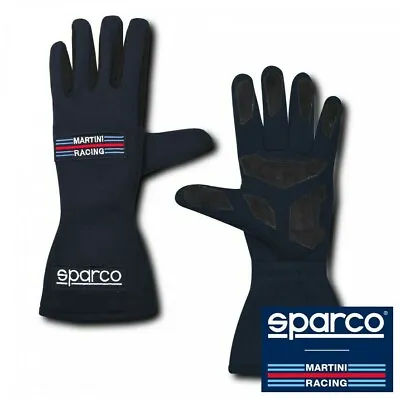 SPARCO Land Martini Racing Gloves FIA Red/Navy Blue Size 8/9/10 CLEARANCE SALE!! • $74