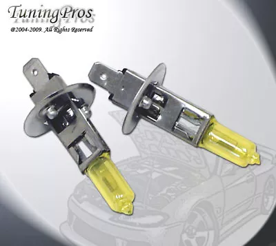 1 Pair 12V 100W H1 Hyper Yellow Xenon Gas HID Low Beam 3000K Light Bulbs 2pcs • $8.75