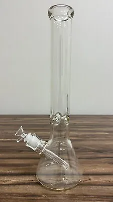16  Heavy Smoking Hookah Pipe Glass Water Pipe Bong Bubbler Bongs + Glass Bowl • $36.65