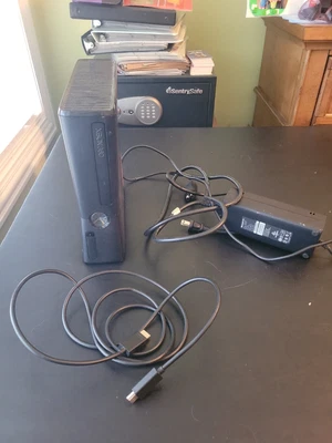 $50 • Buy Microsoft Xbox 360 S Slim 1439, No Hard Drive, Matte Black, 4GB NOT TESTED