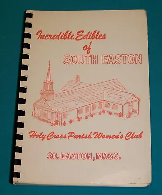 Holy Cross Parish Cookbook C. 1980 South Easton MA Massachusetts • $12.99