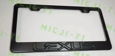 $12.95 • Buy 3D Lexus Emblem Stainless Steel License Plate Frame Rust Free