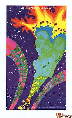 MC5 Postcard W/ Pacific Gas & Electric 1968 Grande Ballroom • $50