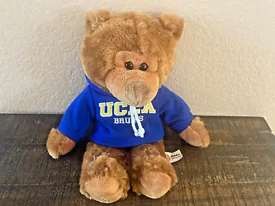 UCLA BRUINS Plush Bear With Hooded Sweatshirt 12” • $11.99