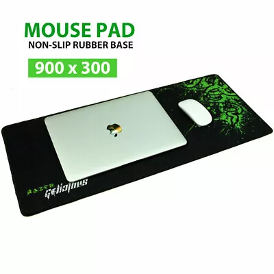 Razer Goliathus Large Laptop Gaming Mouse Pad Keyboard Mat 900x300mm • $11.99