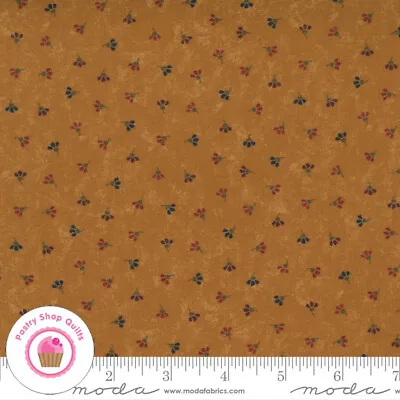 Moda HOPE BLOOMS 9675 12 Rust Orange Brown Floral KANSAS TROUBLES Quilt Fabric • $5.95