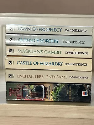 David Eddings Belgariad Bundle Complete Matching Set Books 1-5 & The Prequel • £21.50