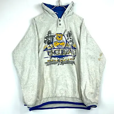 Vintage Ucla Bruins Sportswear Sweatshirt Hoodie Size 2XL Gray Ncaa • $44.99