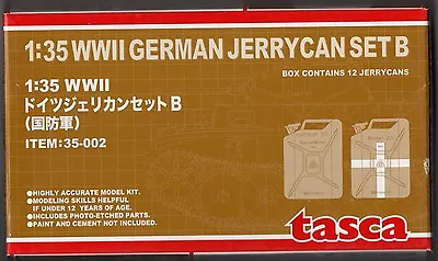 Asuka Model (co Ltd Modeling Pocket) 35-002 - Wwii German Jerrycan Set B 1/35 • £16.44