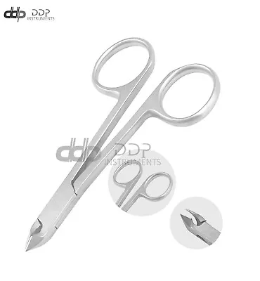 Nail Trimmer-cuticle Remover- Nail Nipper-scissor Style Stainless Steel  • $8.50