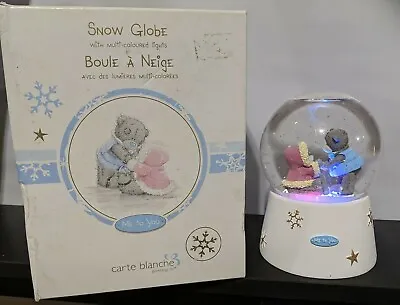 £19.22 • Buy Carte Blanche ‘Me To You’ Snow Globe With Multi-colored Lights Skating Bears