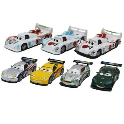 Disney Pixar Cars 2 NO.7 Japan Jeff Racer Nigel 1:55 Diecast Model Toys Loose • £6.99