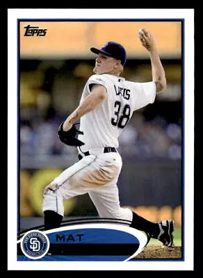 2012 Topps  Mat Latos #256 San Diego Padres Baseball Card • $1.50