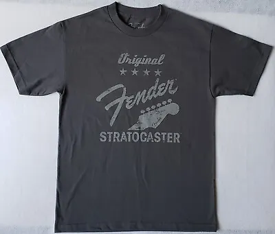 £13.11 • Buy FENDER GUITARS Stratocaster Size Medium Gray T-Shirt