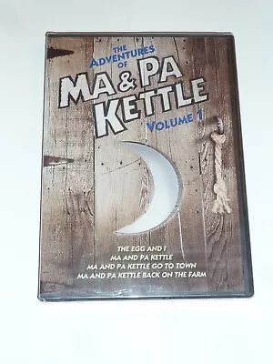 The Adventures Of Ma And Pa Kettle: Volume 1 DVD 2-Disc Set 4 Classic Movies NEW • $6.21