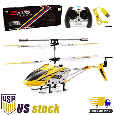 Syma S107G RC Helicopter Remote Control S107 Mini Aircraft Alloy GYRO Toy Kid US • $22.06