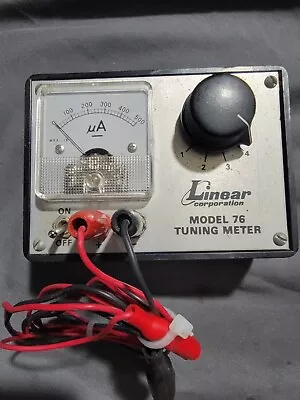 Vintage Linear Model 76 Tuning Meter- UNTESTED • $24.80