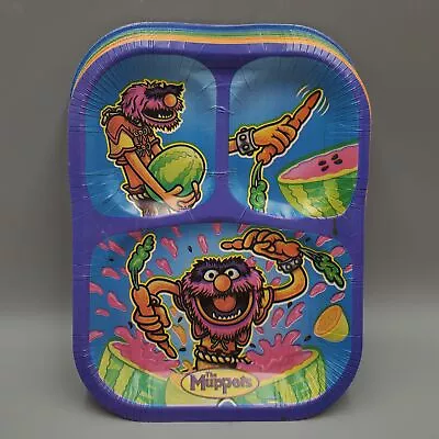 Opened Unused Muppets Paper Party Picnic Plates Package Of 18 Disposable • $13.84