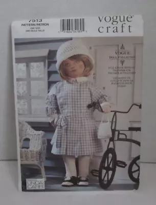 2001 VOGUE CRAFT #7513 Linda Carr 18  Doll Clothes Pattern - UNCUT • $14.99