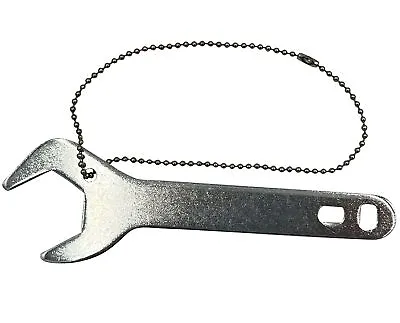 Small Metal Medical Oxygen Cylinder Wrench With Chain (CGA-540 & CGA-870) • $6.49