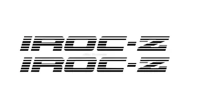 $22 • Buy IROC-Z Camaro Door Graphic Decal 1985 1986 1987 1988 1989 1990 IROCZ IROC Z Z28