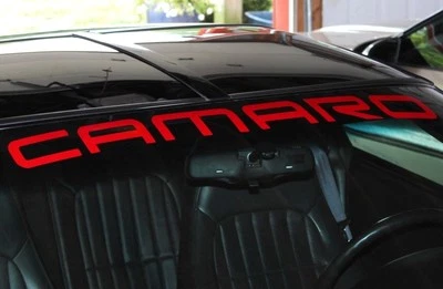 $14.99 • Buy CAMARO - Vinyl Windshield Decal Sticker Chevy RS SS Z28 Chevrolet Z-28 IROC ZL-1