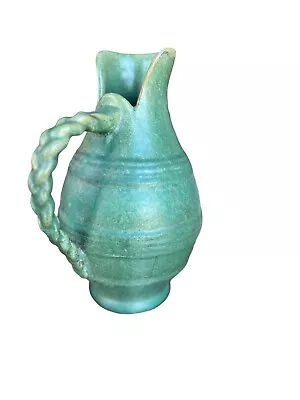 Green FULPER Hand Built Pitcher American Art Pottery Arts & Crafts VGC 1910 • $375