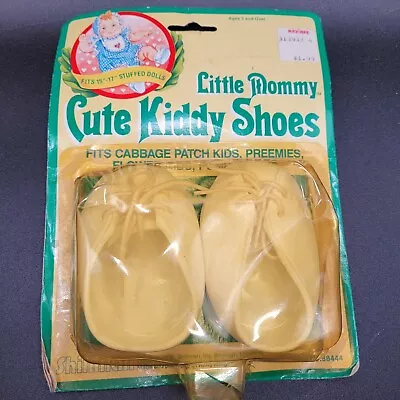 Vintage 1984 SHILLMAN Little Mommy Cute Kiddy Shoes Fits Cabbage Patch In Pkg • $5.99