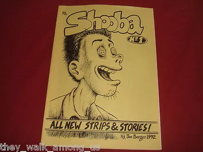 SHOOBA #1 Joe Berger - UK Small Press 1992 R. Crumb Influenced • £9.95