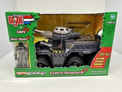 GI Joe COBRA RINGNECK With Neo Viper Figure Spy Troops Hasbro 2003 • $86.99