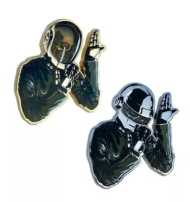 Daft Punk Collectible Enamel Pin Set - Alive Tour - Translucent Helmets - Rare! • £35.61