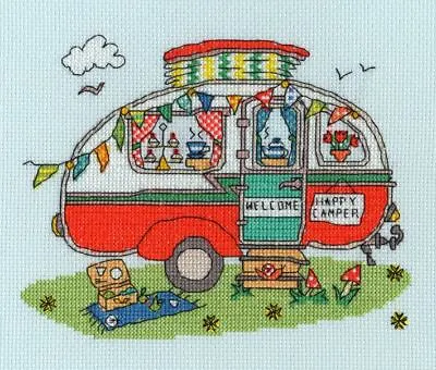 Sew Dinky - Caravan Cross Stitch Kit By Bothy Threads • £17.41