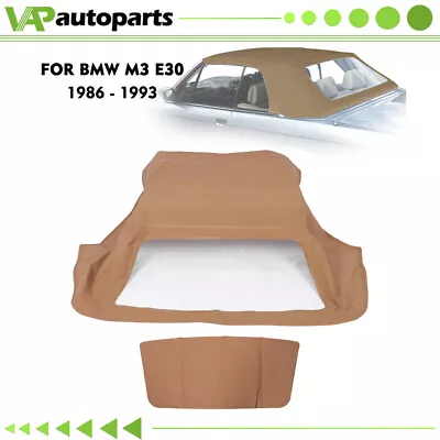 Fit For 1986-1993 BMW 3-Series E30 Tan Convertible Soft Top With Window 2-Door • $129.75