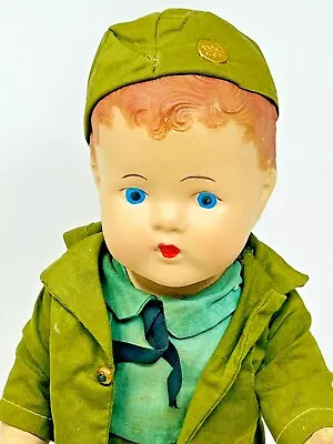 16  Vintage WWII Composition Army Soldier Doll • $89.99