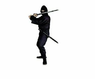 ProForceÂ® 100% Cotton Traditional Ninja Ninjitsu Uniform Costume Larp Cosplay • $97.34