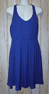 Womens Short Blue Ya Los Angeles Sleeveless Dress Size Medium Excellent • $6.74