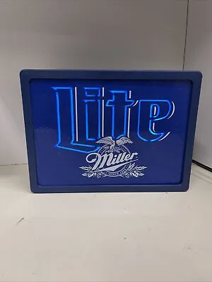 Vintage Lite Miller Neon Sign Size 10.5x7.5x5 • $85