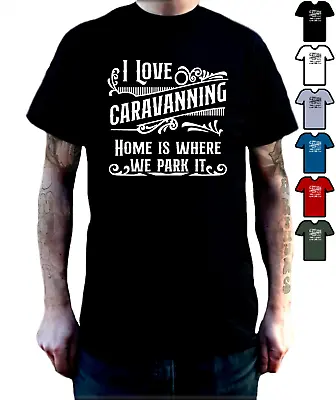 Caravanning T-Shirt Motorhomes Caravan Camping Stylish Classic Retro Look Gift • £12.99