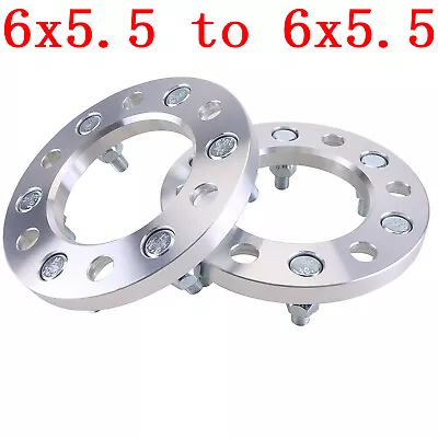 2PCS 6x139.7 To 6x5.5 Wheel Adapters Spacers M12x1.5 For Isuzu D-Max Mu-X Front • $104.99