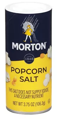 Morton Popcorn Salt Seasoning 3.75 Oz Bottle • $4