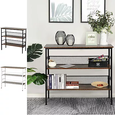 Indoor 3-Layer Multi-Purpose Ladder Shelf W/ Metal Backing On Bottom • $88.99