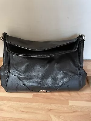 Calvin Klein Black Leather Hand Bag • £25