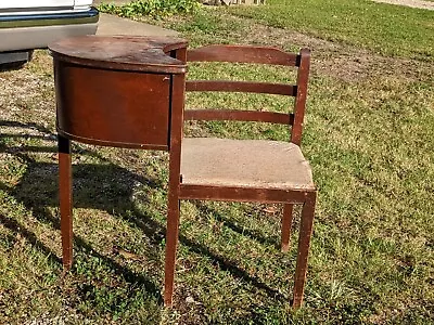 Antique Telephone Table Aka Gossip Bench With Kotton Klenser • $1999