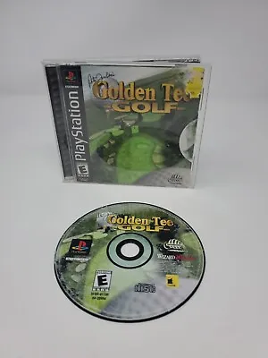 Peter Jacobsens Golden Tee Golf PlayStation PS1 Complete With Manual CIB  • $16.99
