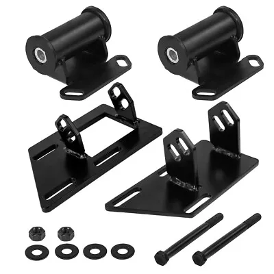 For 83-05 Conversion Motor Mounts W/ Frame Mounts Chevy GMC S10 S15 V8 SBC 350 • $74