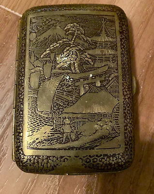 Vintage Japanese Damascene Cigarette Case • $150