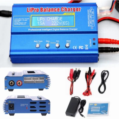 $32.25 • Buy For IMAX B6 AC 80W Digital LCD RC Lipo LiFe NiMh NiCD Battery Balance Charger US