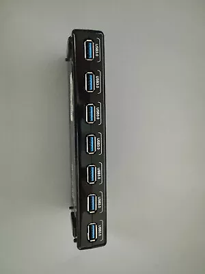 Plugable 7 Port USB 3.0 Hub With 36W Power Adapter • $15