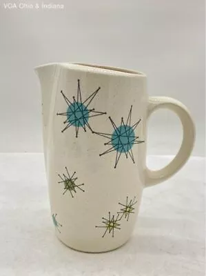 Vintage Franciscan Color Seal Oven Safe Atomic Starburst 7.5 Inch Pitcher • $12.50