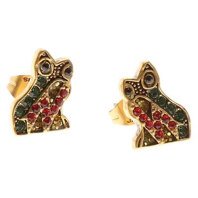 Marc Jacobs Earrings Rhinestone Frog Rhinestone Frog Studs • £93.40